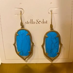 Stella and dot turquoise earrings